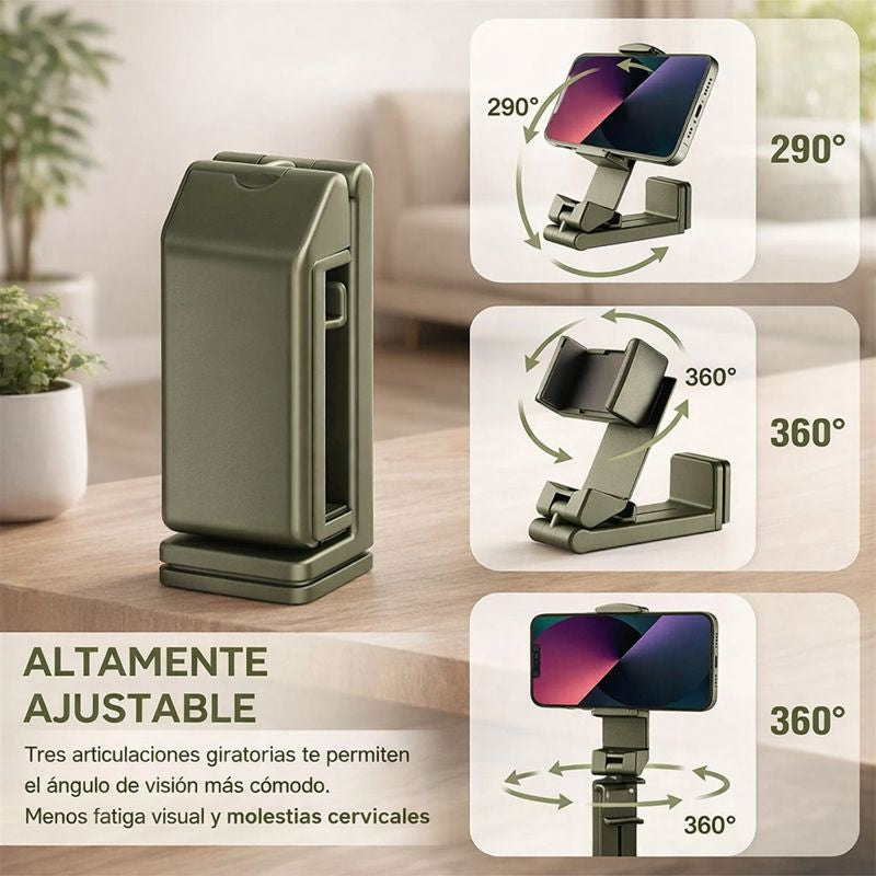 Soporte de móvil plegable